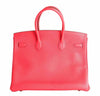 hermes birkin 35 fuchsia used back