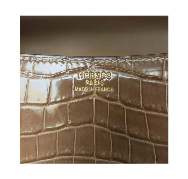 hermes constance 23 light beige used embossing