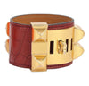 Hermes Collier de Chien Bracelet Alligator