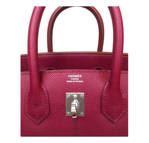 hermes birkin 25 rouge vif red new engraving