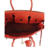 Hermes Birkin 25 Bag Vermillion Palladium