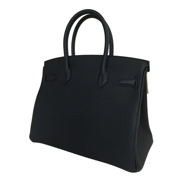 Hermes Birkin 30 Bag Black Togo