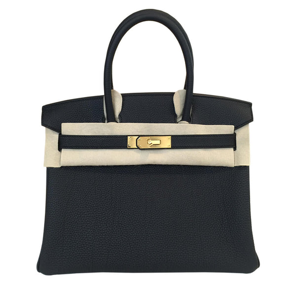 Hermes Birkin 30 Bag Black Togo