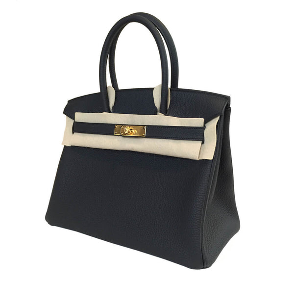 Hermes Birkin 30 Bag Black Togo