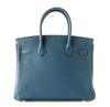 hermes birkin 30 bleu colvert used back