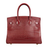 Hermes Birkin Ghillies 30 Bag Bourgogne