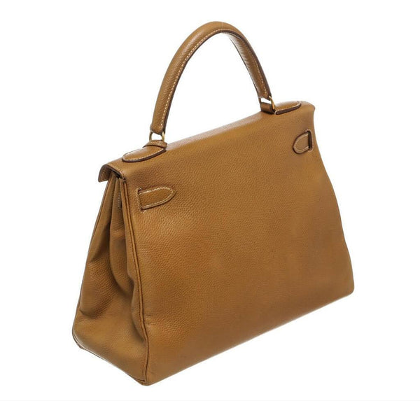 hermes kelly 28 gold used back