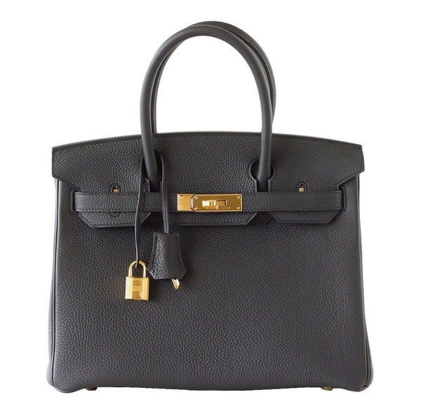 Hermes Birkin 30 Plomb Togo Bag