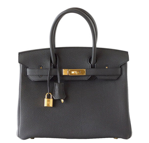 Hermes Birkin 30 Plomb Togo Bag