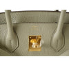 Hermes Birkin Bag Sage Clemence Leather