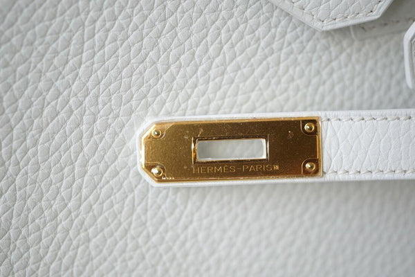 hermes birkin 30 white new engraving