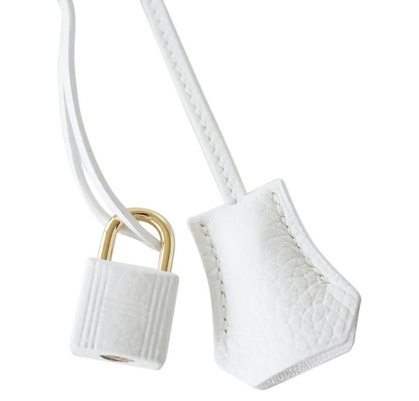 hermes birkin 30 white new lock