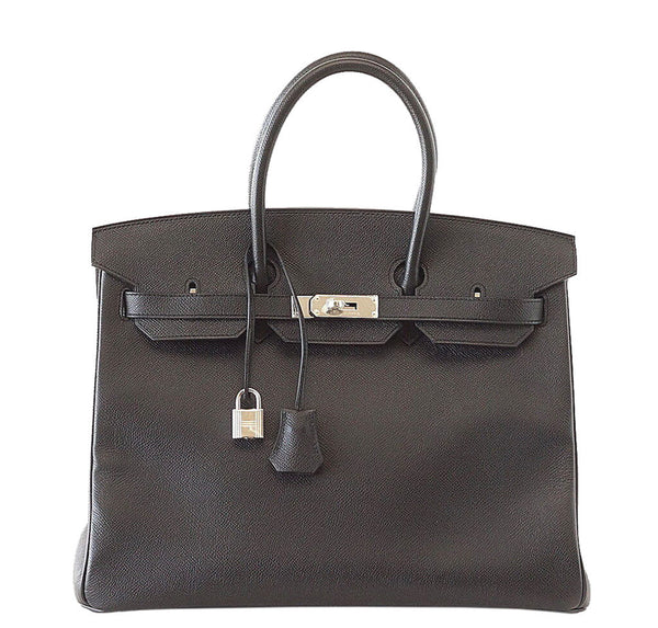 Hermes Birkin 35 Bag Black Epsom