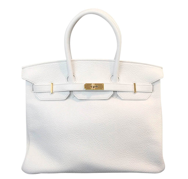 Hermes Birkin 35 Bag Blanc Taurillon