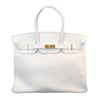 Hermes Birkin 35 Bag Blanc Taurillon