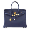 Hermes Birkin 35 Bag Bleu Saphir 