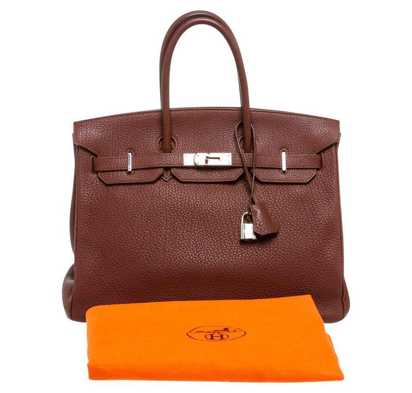 Hermes Birkin 35 Brown Used complete