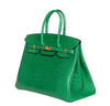 Hermes Birkin 35 Bag Cactus Alligator