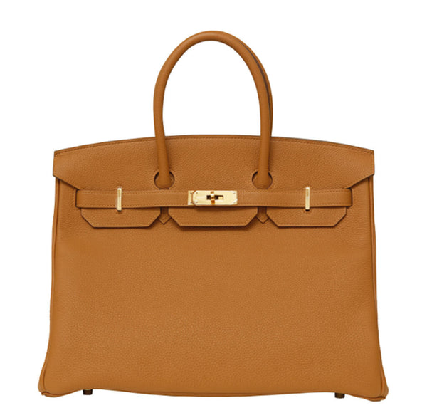 Hermes Birkin 35 Bag Caramel Togo