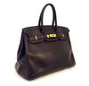 Hermes Birkin 35 Chocolate Brown Used Side