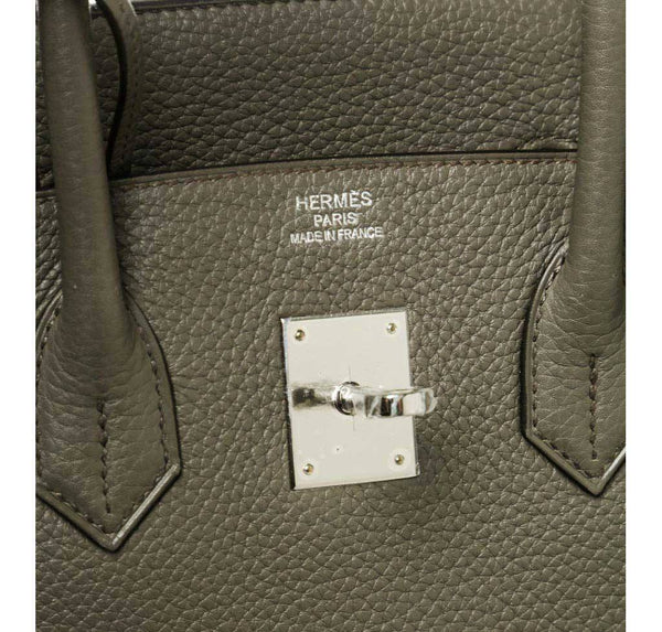 Hermes Birkin 35 Etain Gray New embossing