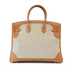 Hermes Birkin Ghillies Bag Barenia Toile