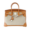 Hermes Birkin Ghillies Bag Barenia Toile