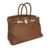 Hermes Birkin 35 Gold Used Side Open