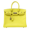 Hermes Birkin 35 Lime Candy Bag