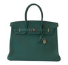 Hermès Togo Birkin 35cm Bag Malachite PHW