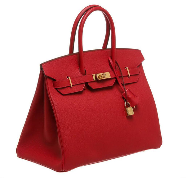 hermes birkin 35 rouge casaque new side