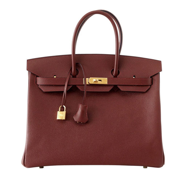 Hermes Contour Birkin 35 Red Bag