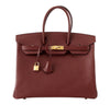 Hermes Contour Birkin 35 Red Bag