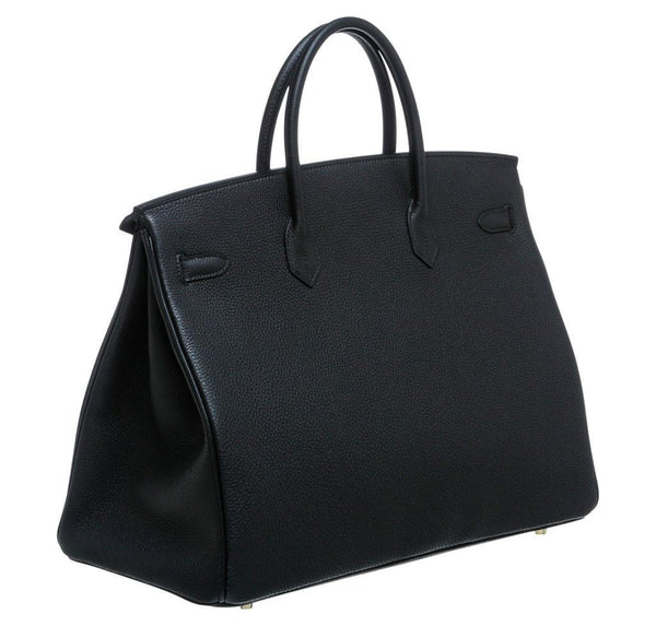 Hermes Birkin 40 Noir Black New Back