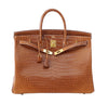 Hermes Birkin 40 Bag Fauve Crocodile 