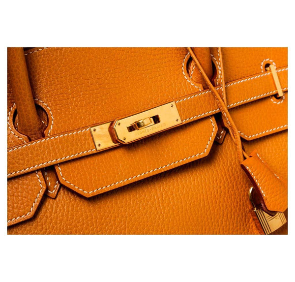 hermes birkin 40 gold used engraving