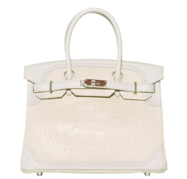 Hermes Birkin Ghillies 30 Bag Beton