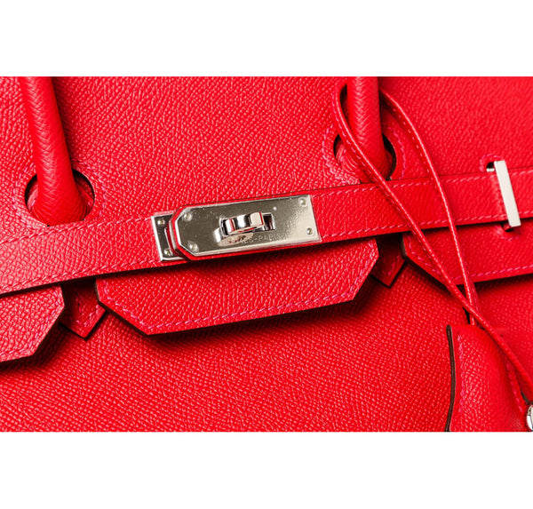 Hermes Birkin 35 Bag Rouge Casaque 