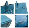 Hermes Birkin 35 Bag Blue Jean