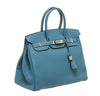 Hermes Birkin 35 Bag Blue Jean