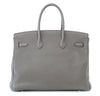 Hermes Club Birkin Limited Edition Etain Graphite Used Back