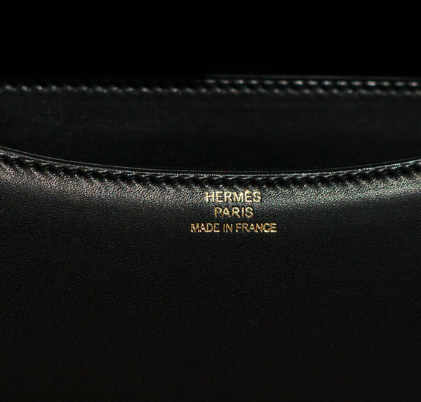 Hermes Constance 18 Bag Black Swift