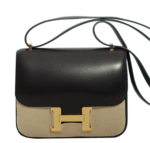 Hermes Constance 18 Bag Black Swift