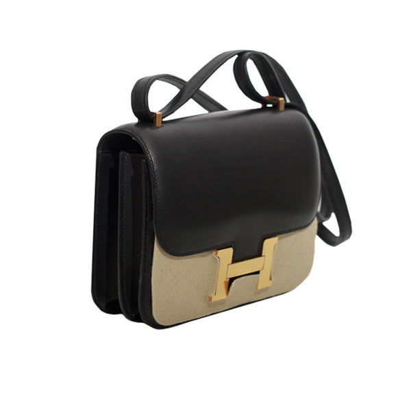 Hermes Constance 18 Bag Black Swift