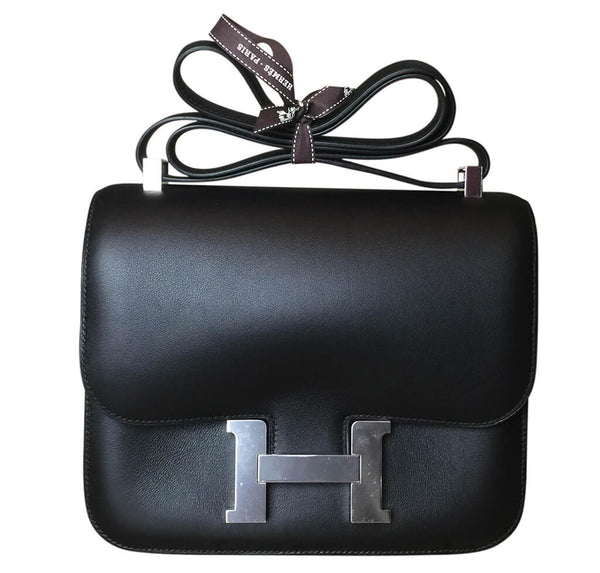 Hermes Constance 18 Bag Black Swift