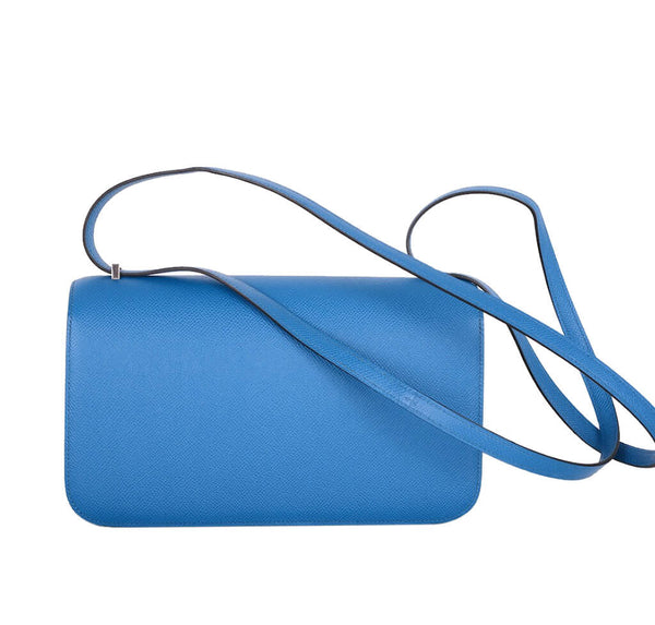 Hermes Constance Elan Bag 25 Blue 