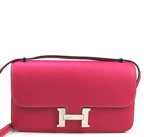 Hermes Constance 25 Rose Tyrien Bag