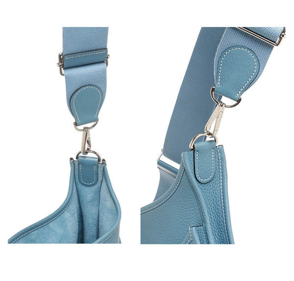 Hermes Evelyne PM Bag Blue Clemence 