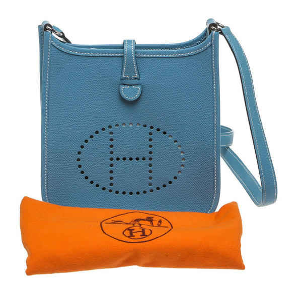 Hermes Evelyne II TPM Bag Blue 