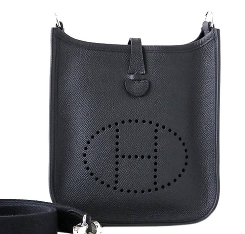 Hermes Evelyne TPM Bag Black Epsom